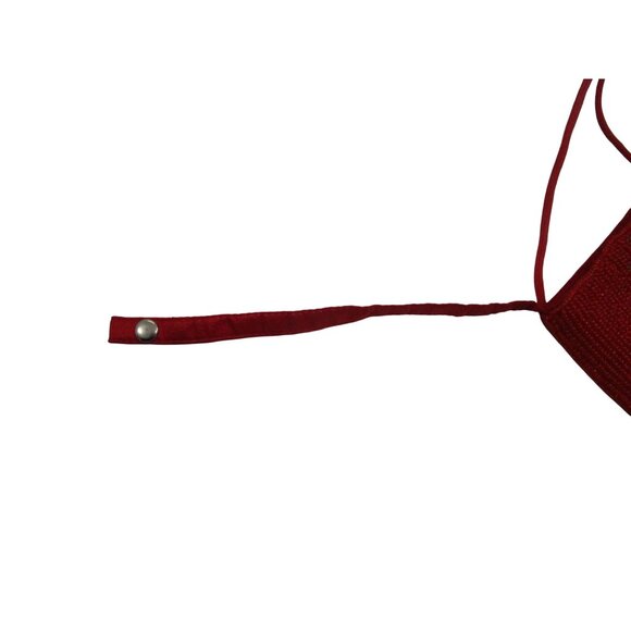 Beaded Christmas Tree Club Bag Two Pocket Crossbody Bamboo Trading Company GUC - Picture 5 of 10